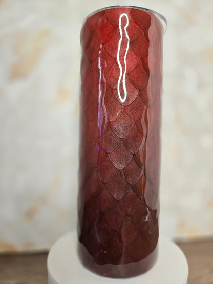 Red Dragon Scale Tumbler