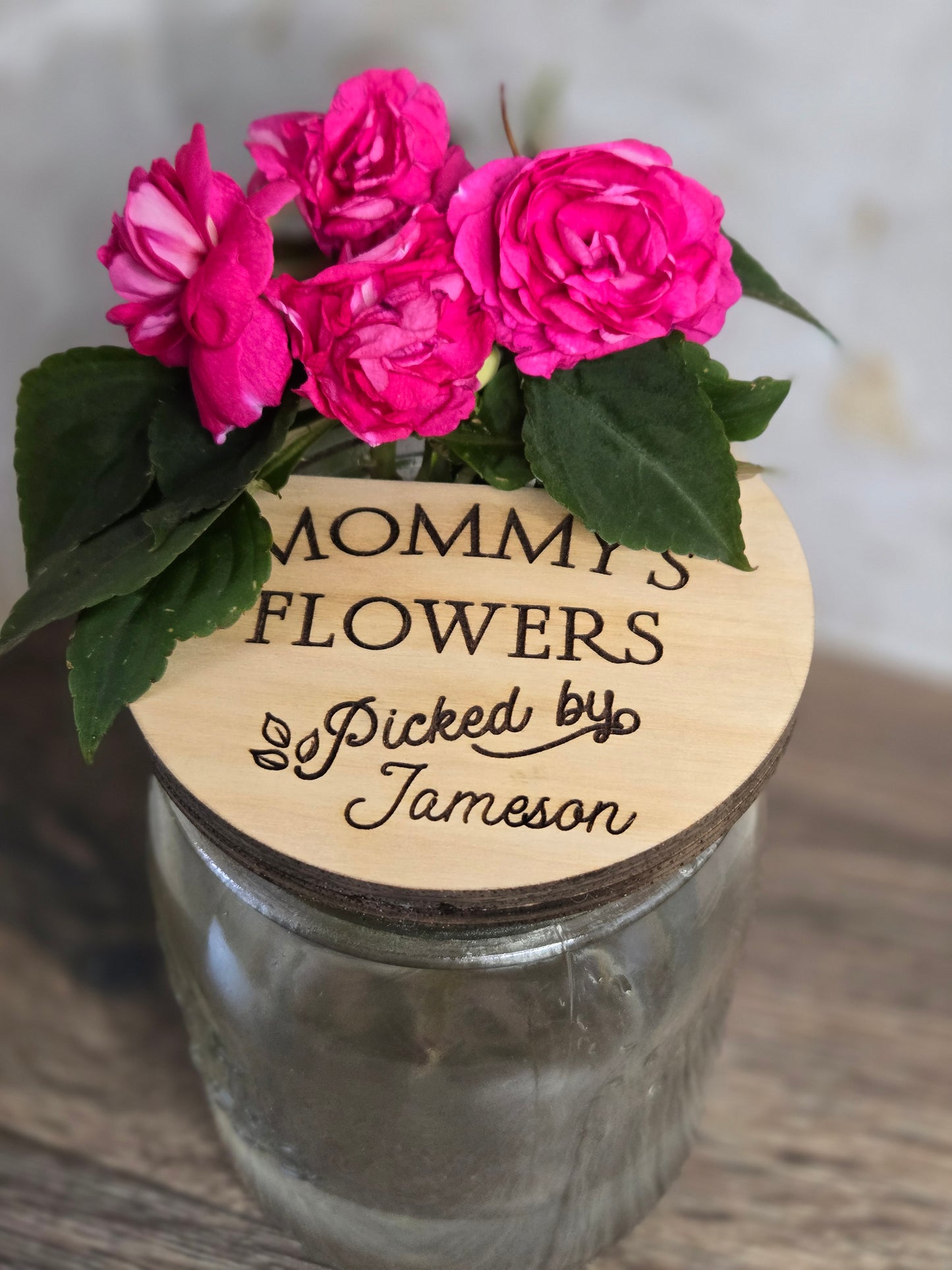 Mother's Day Mason Jar Lid