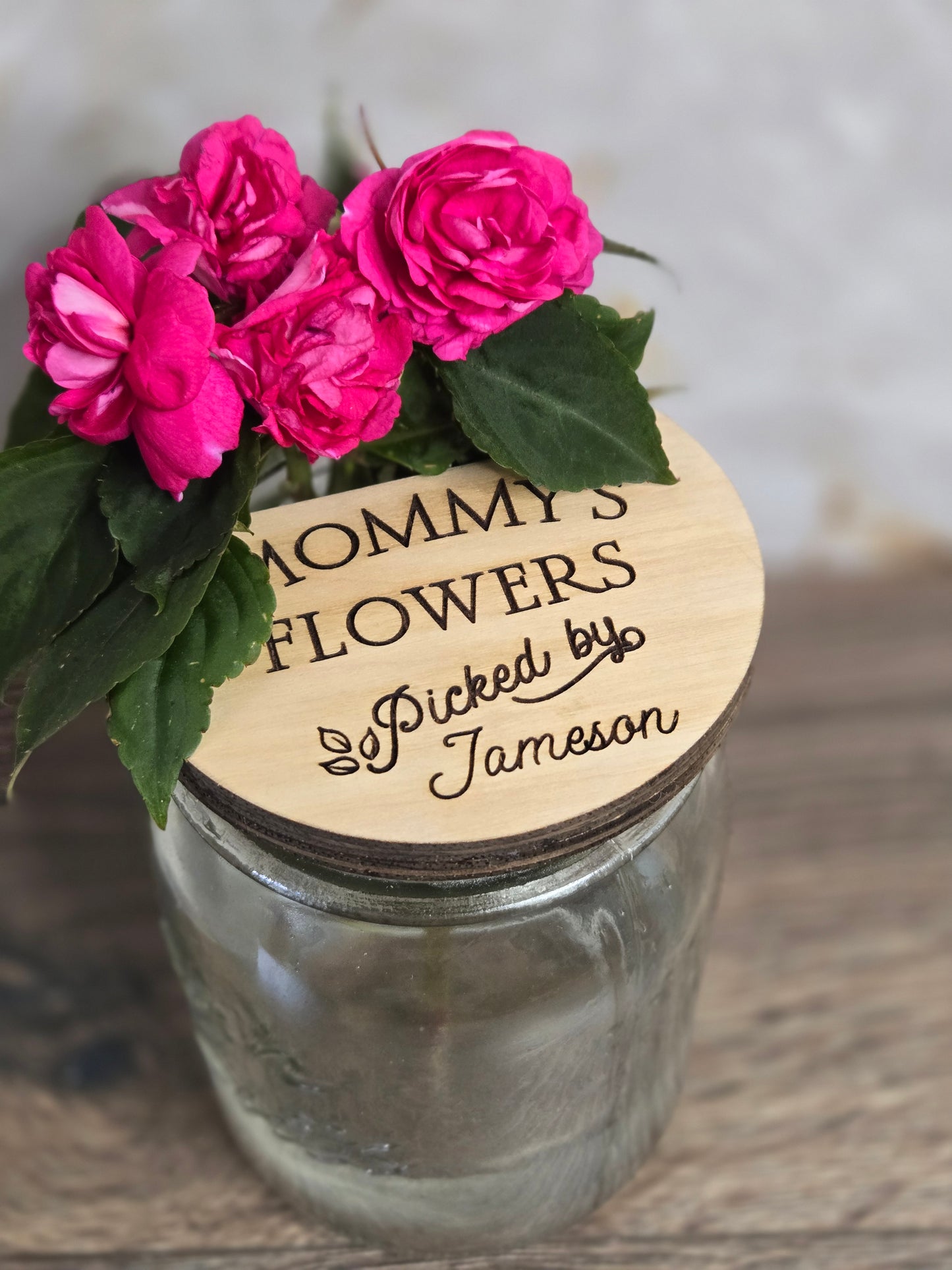 Mother's Day Mason Jar Lid